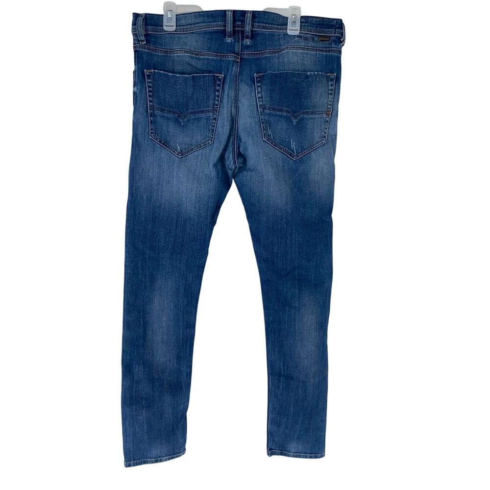 Diesel Teppher Slim Carrot Mens Jeans 36X32 - Picture 4 of 9